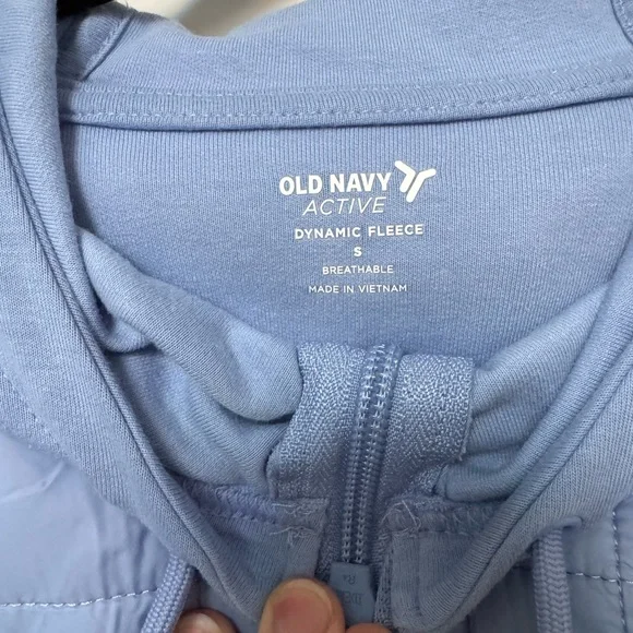 Old Navy Active Light Blue Fleece Jacket - Picture 7 of 9